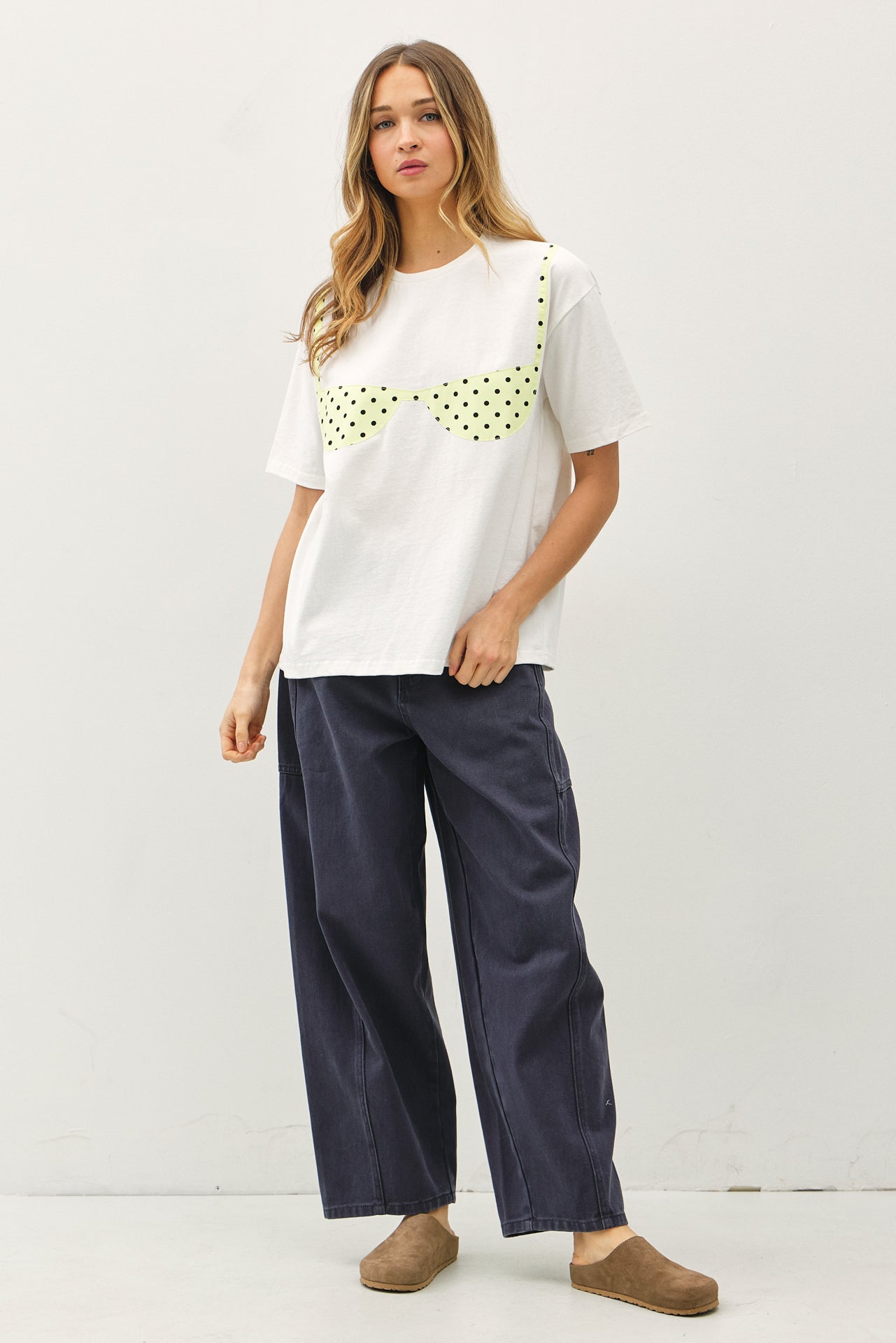 Bikini Patch Tee Yellow