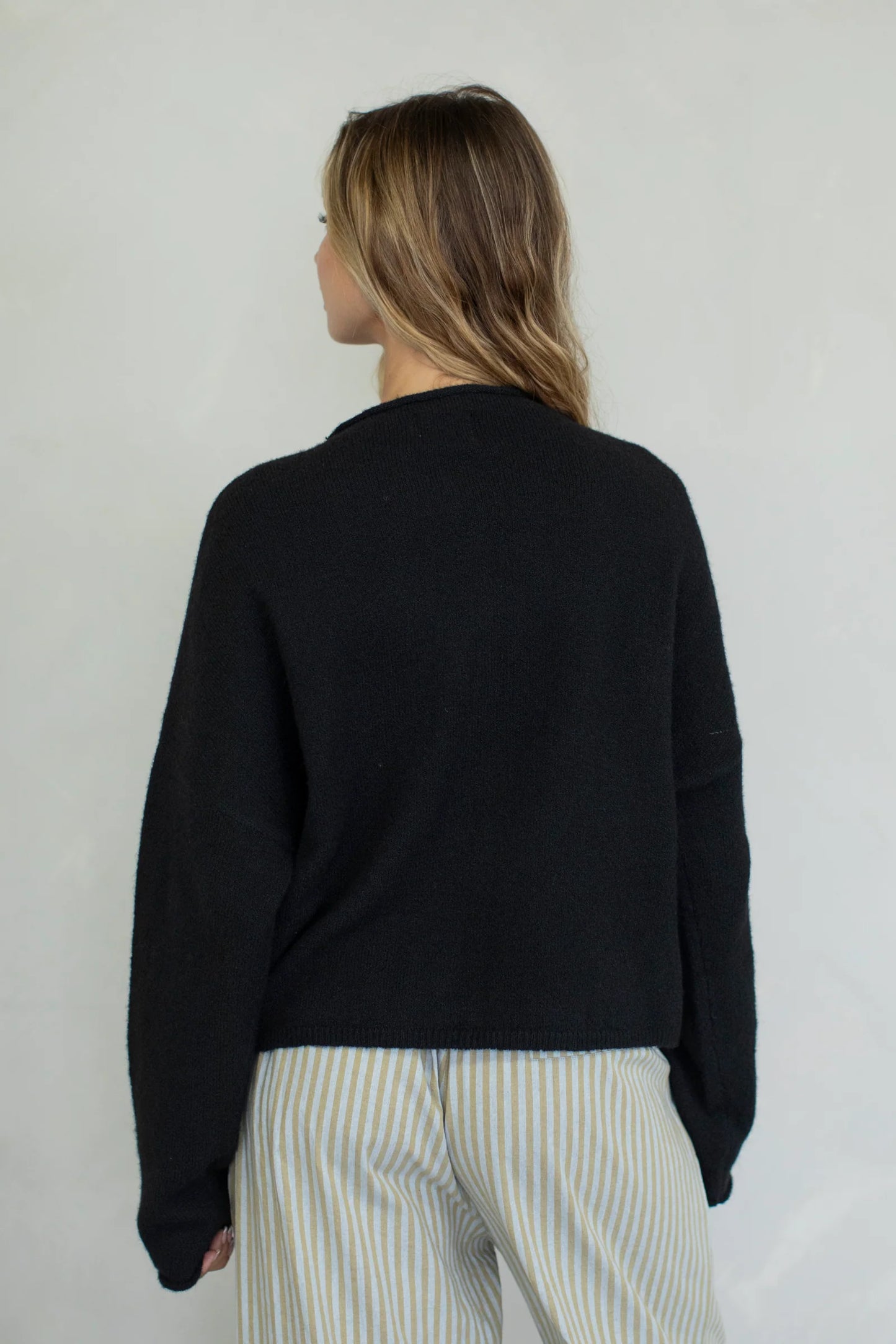 Lainey Multi Button Cardigan Black