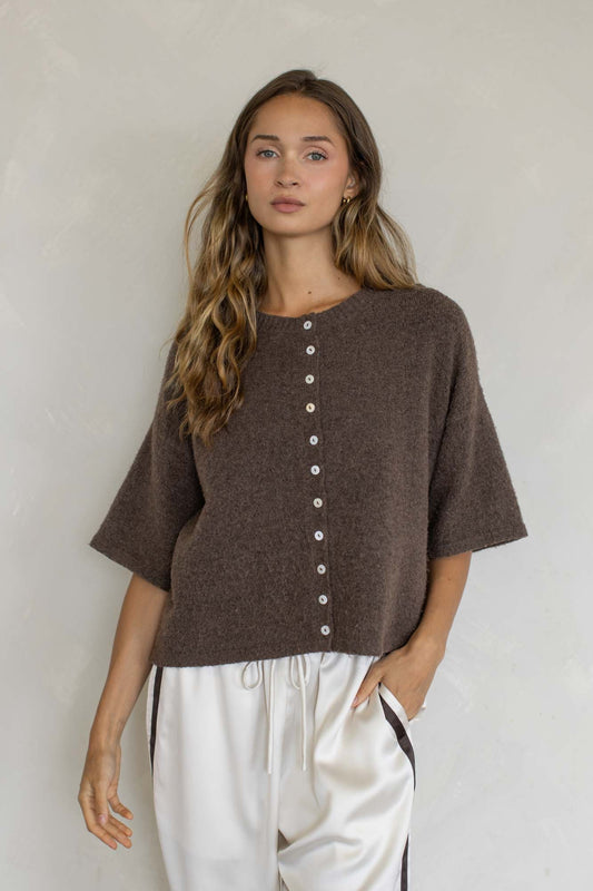 Kat Cardigan Brown