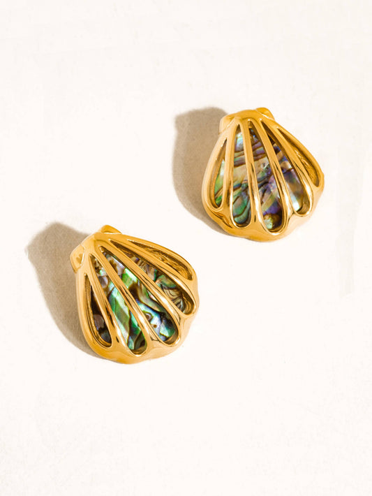 Rosie Shell Studs
