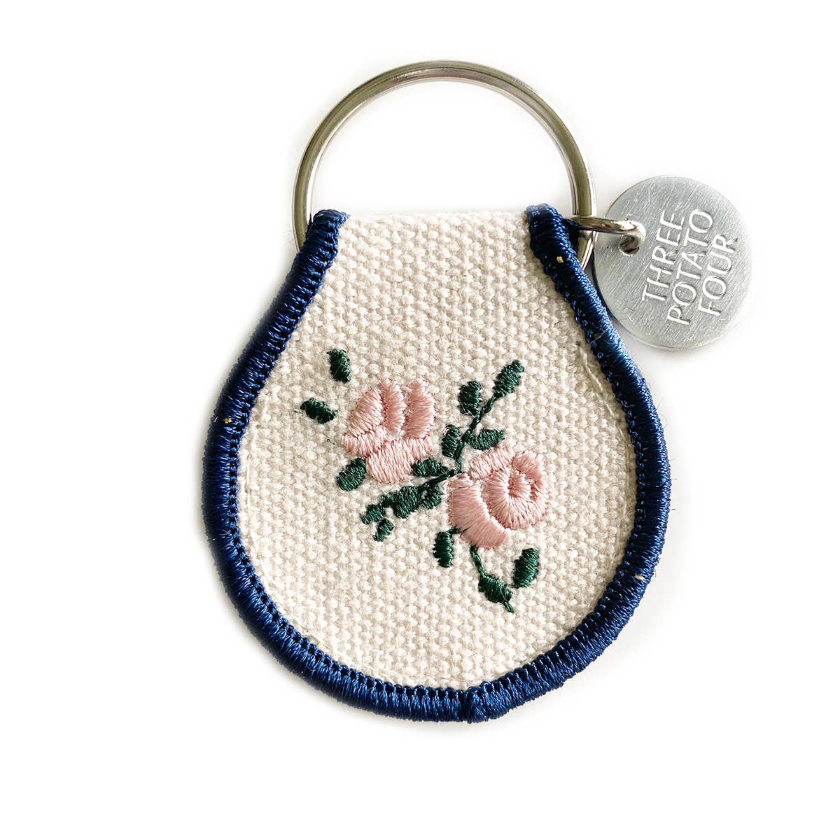 Patch Keychain Rose