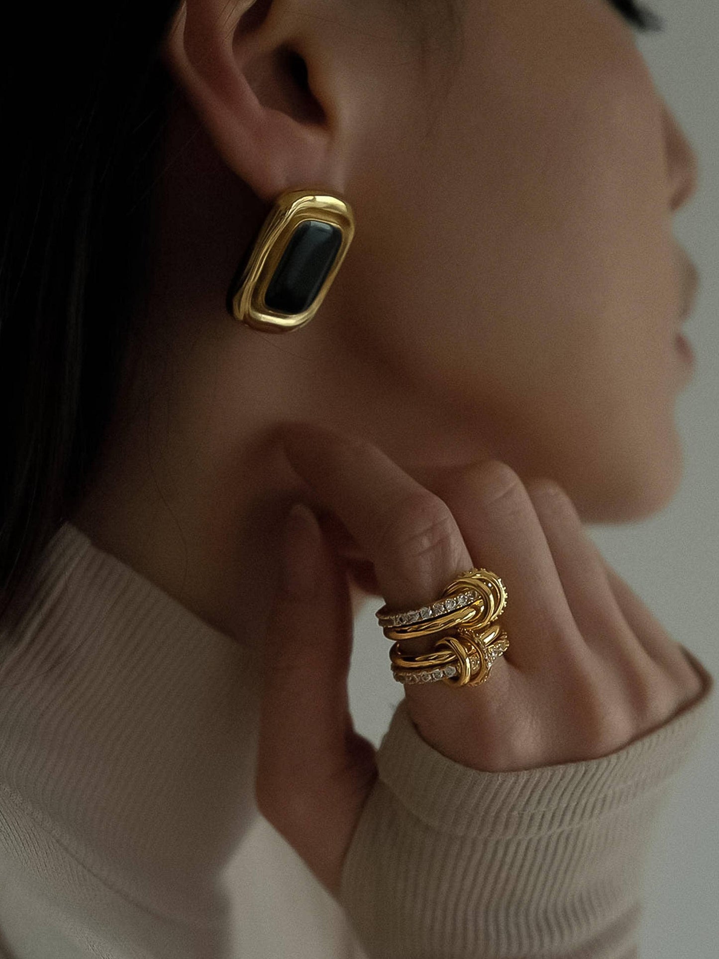 Petra Square  Earring