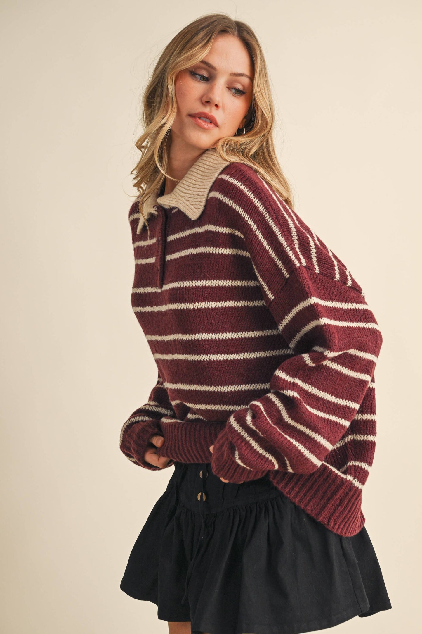 Maggie Polo Sweater