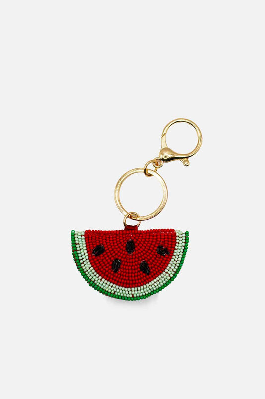 Beaded Bag Charm Watermelon