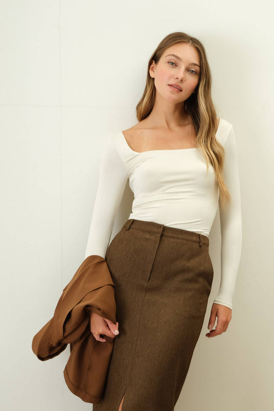 Gemma Top Light Beige