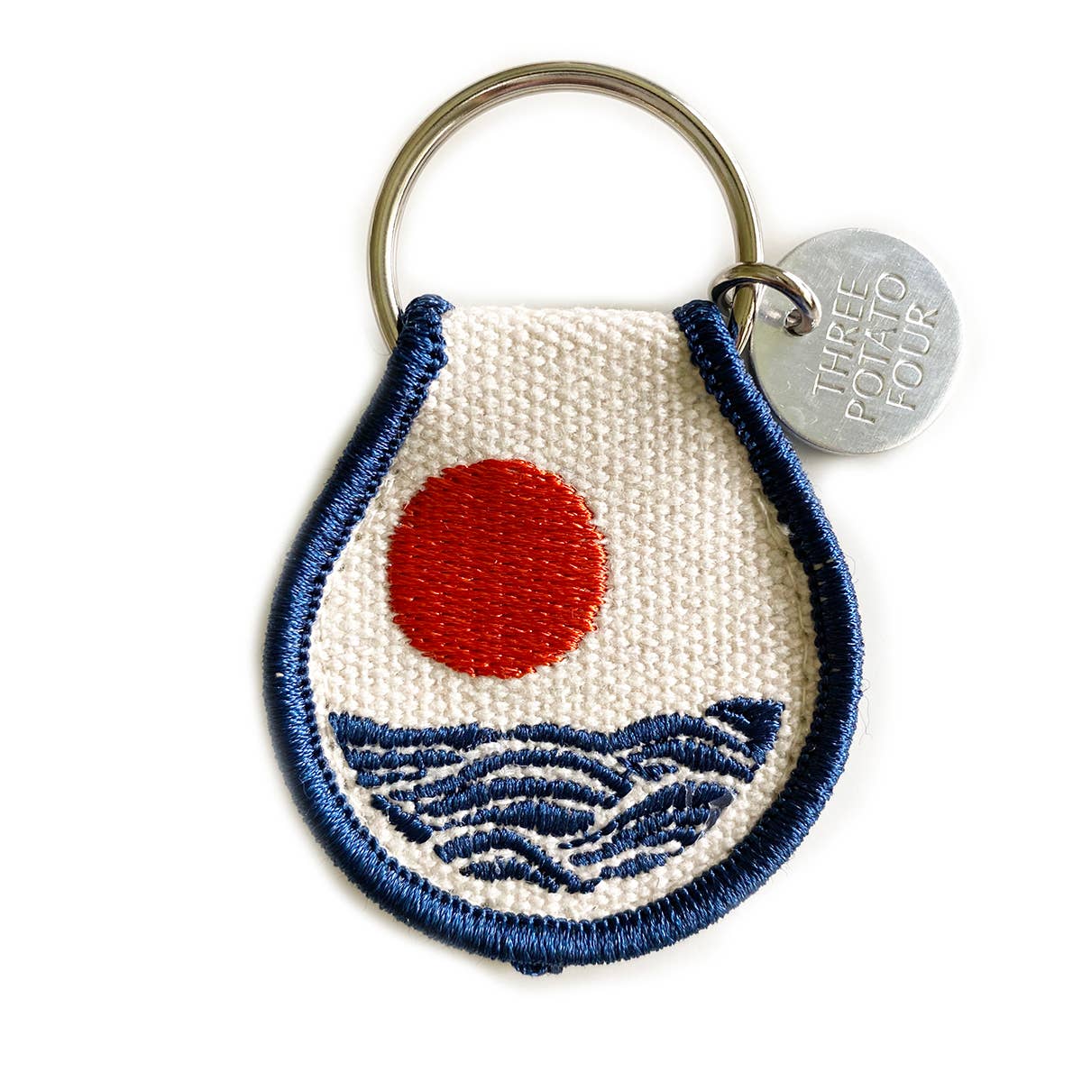 Patch Keychain Sun & Waves