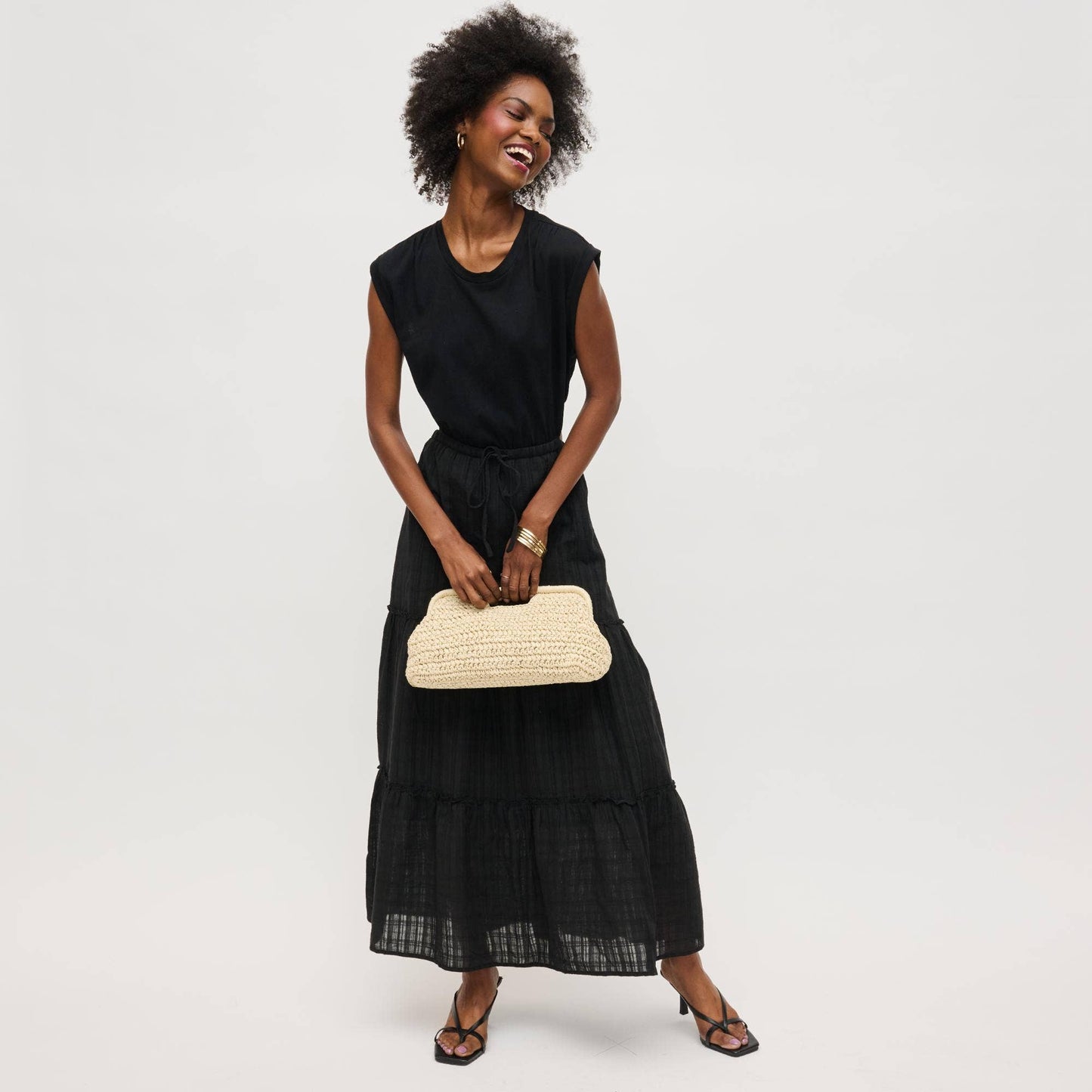 Lani Clutch Ivory