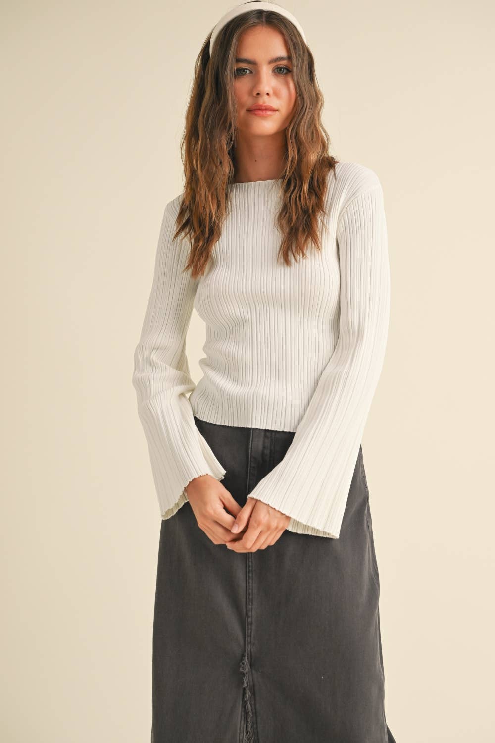 Emma Top Off White