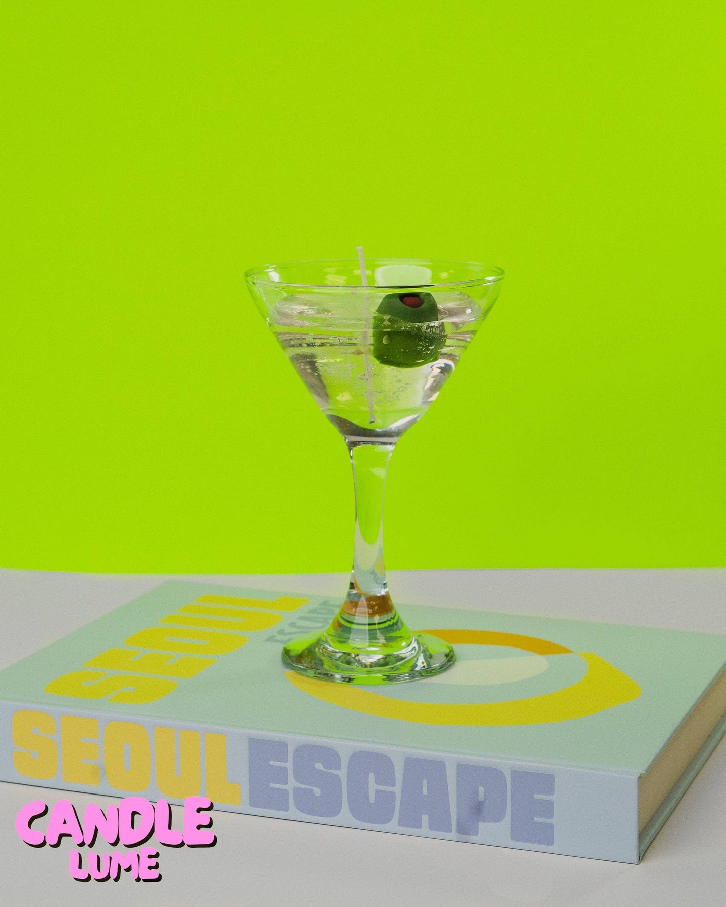 Dirty Martini Candle Olive Juice