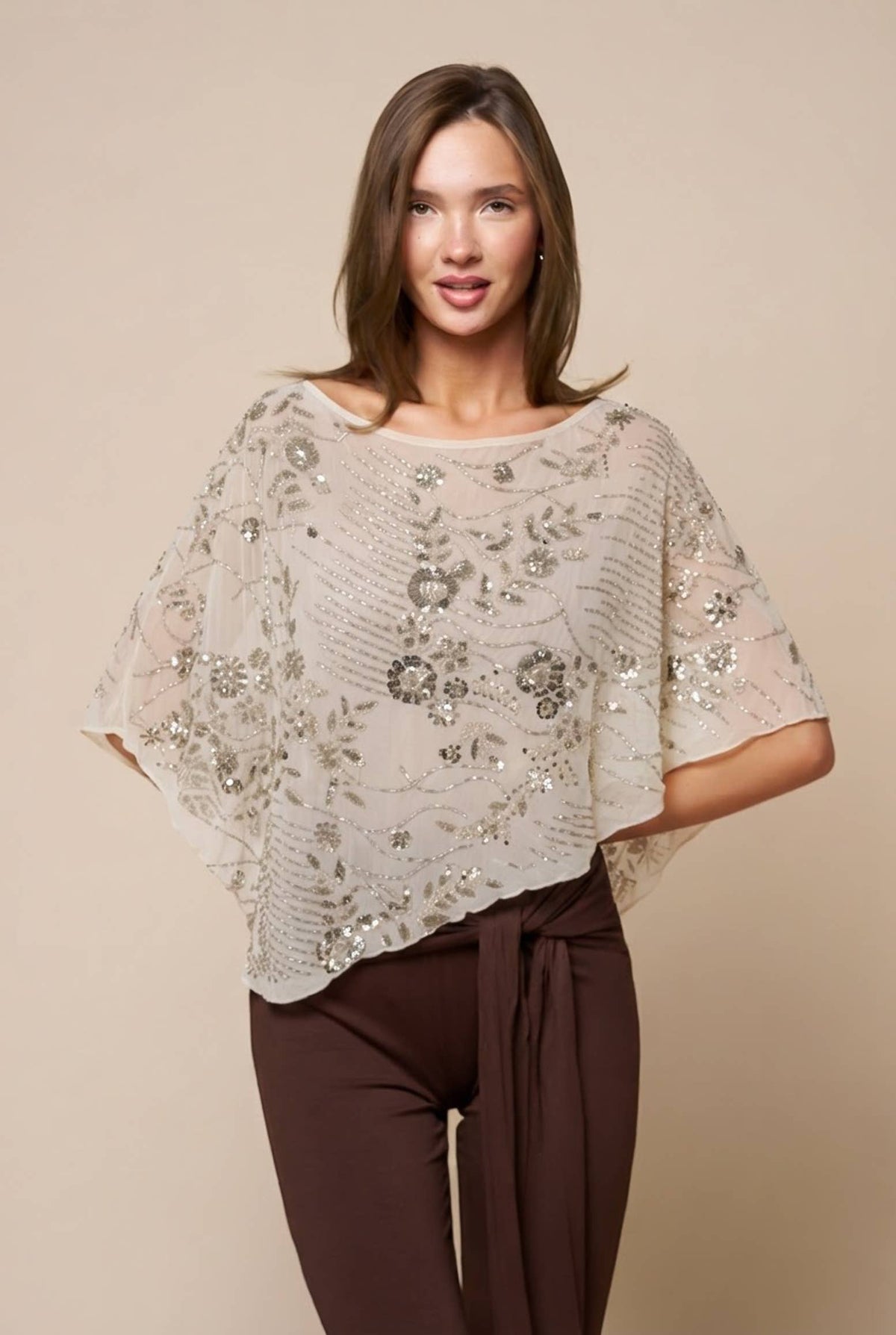 Vera Beaded Pocho