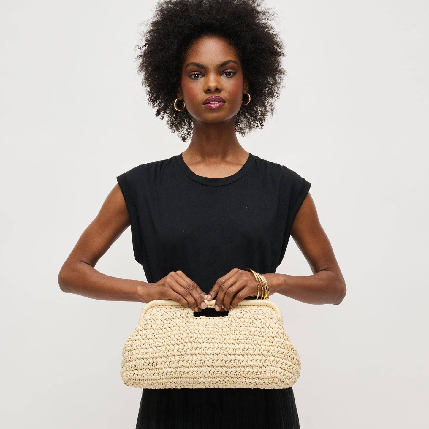 Lani Clutch Ivory