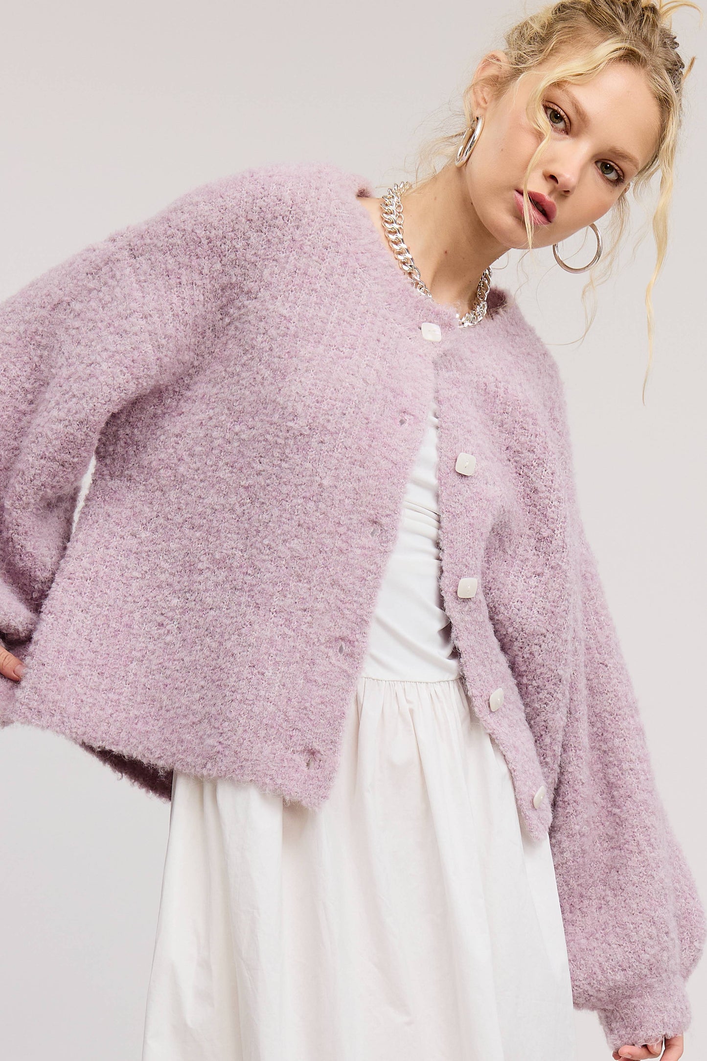 Piper Cardigan Lavender