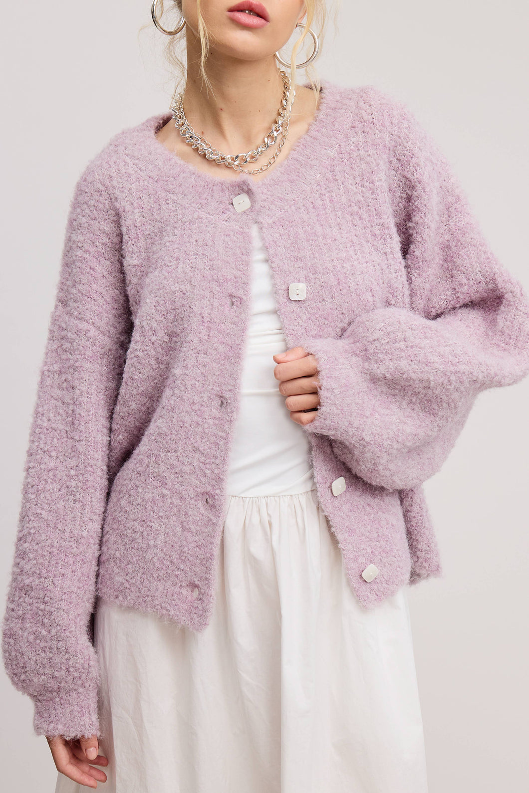 Piper Cardigan Lavender