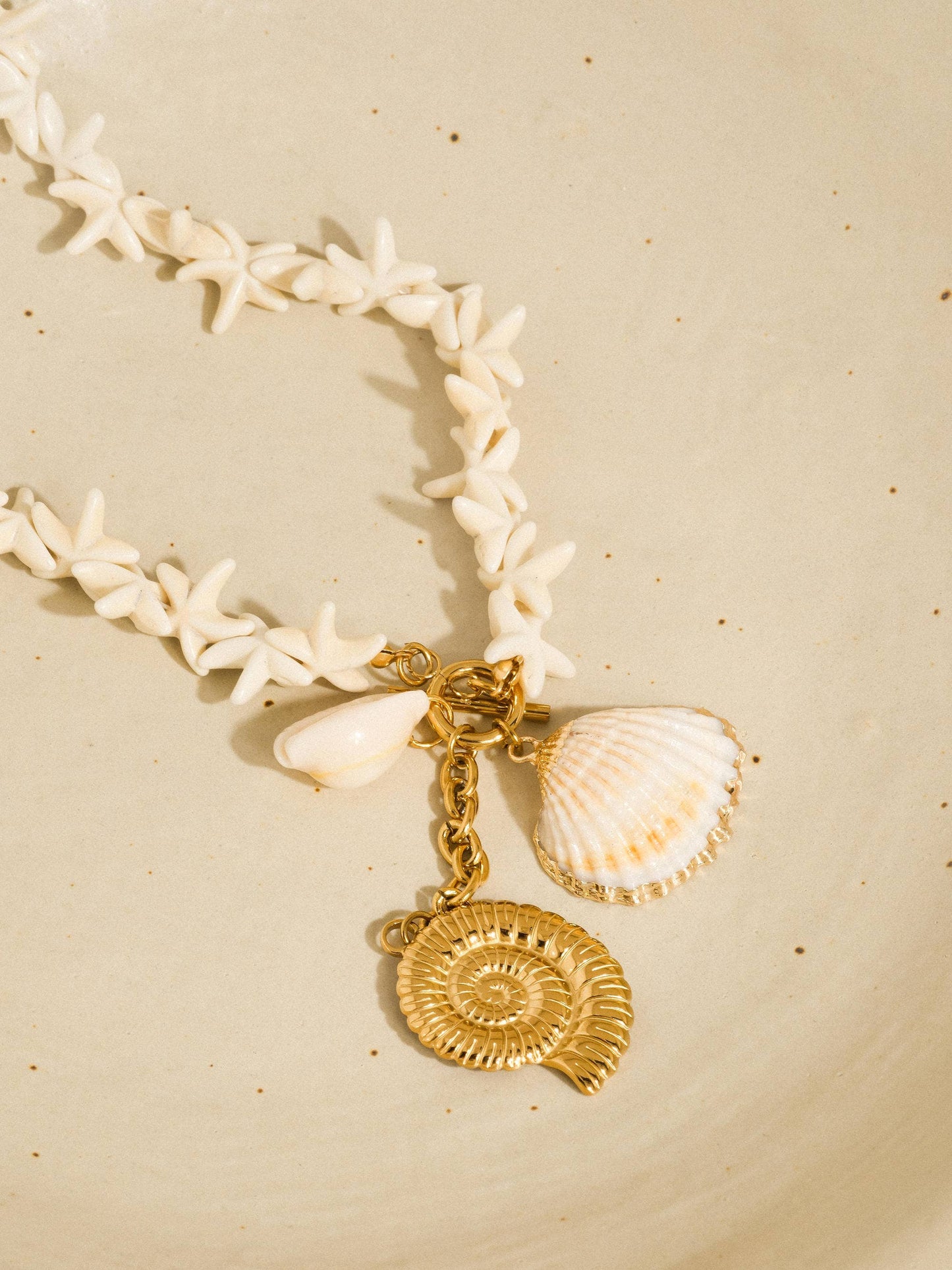 Island Shell Charm Necklace