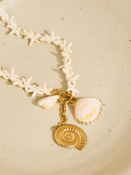 Island Shell Charm Necklace