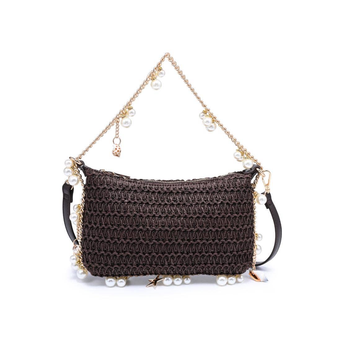 Steph Seashell Bag Chocolate