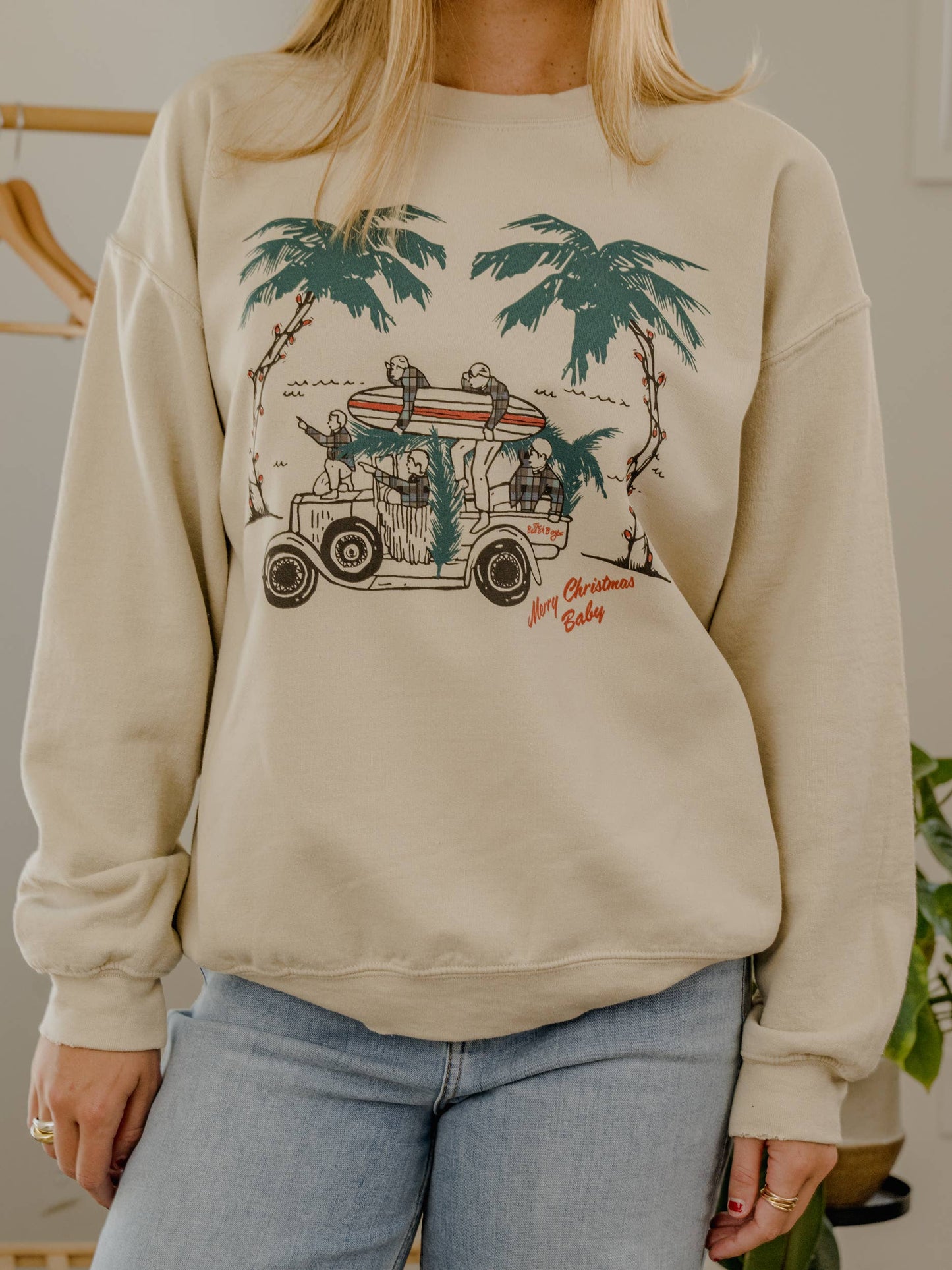 Beach Boys Merry Christmas Baby Sweatshirt