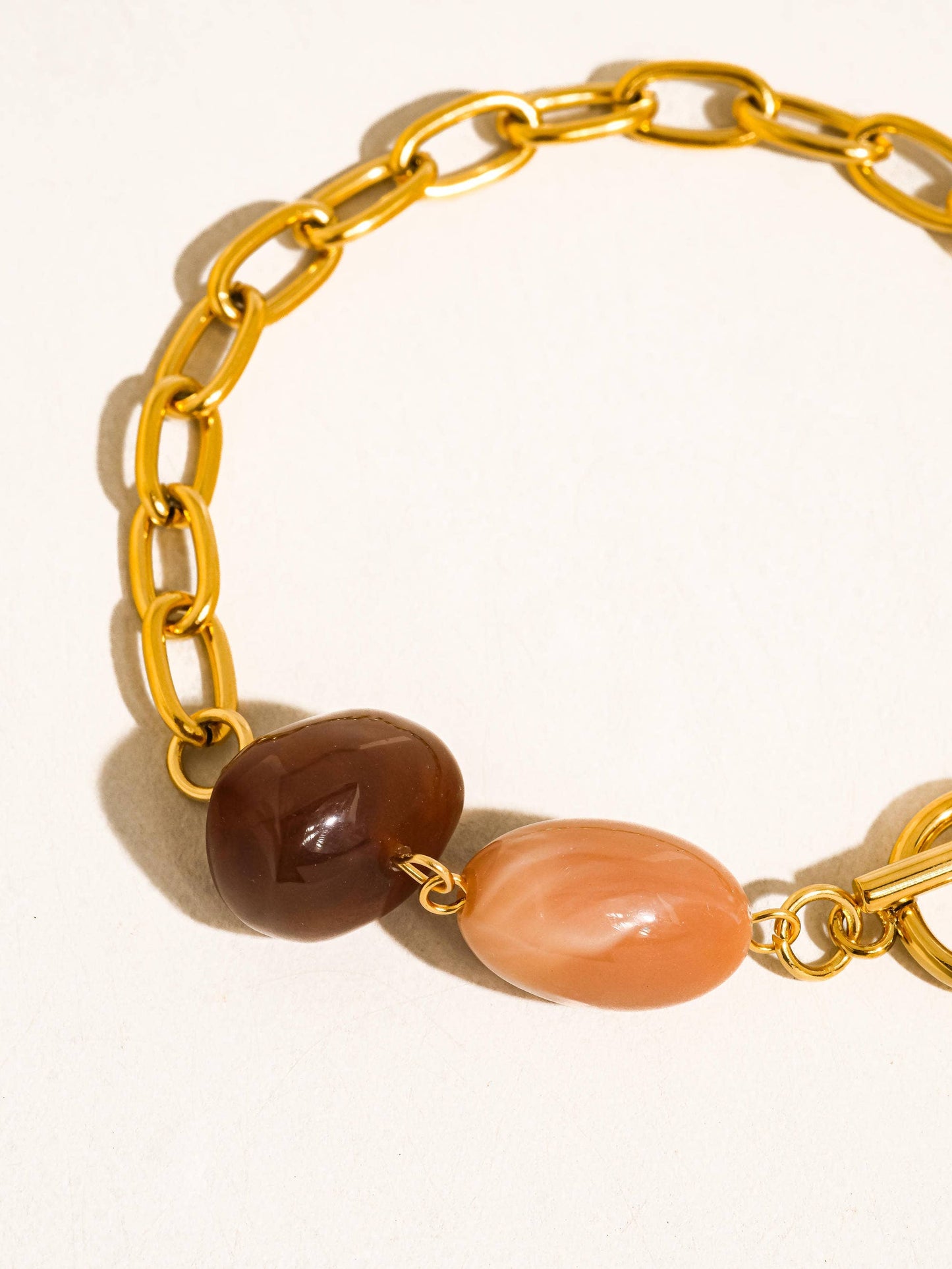 Kenlie Agate Charm Bracelet