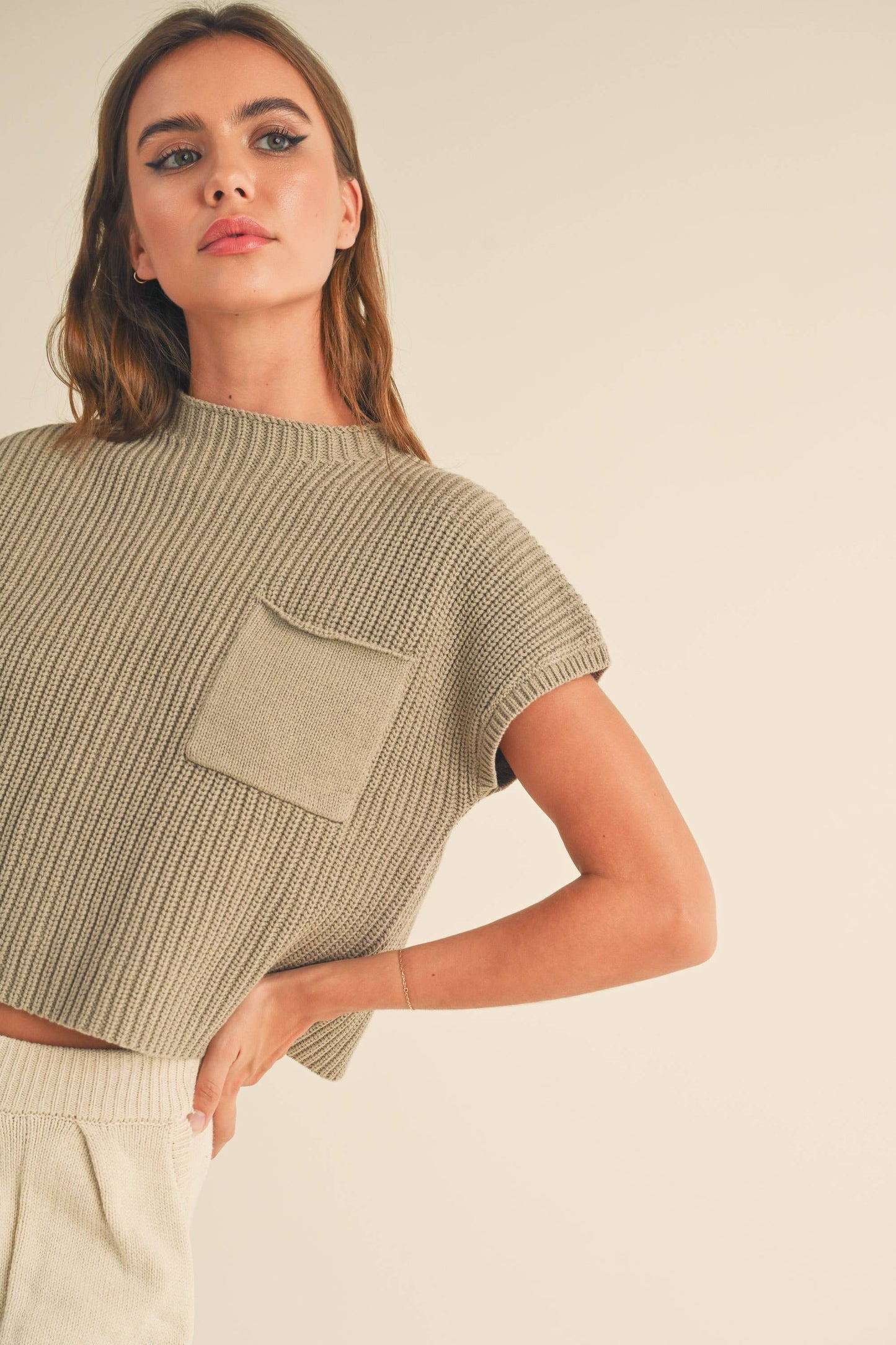 Half Moon Sweater Olive