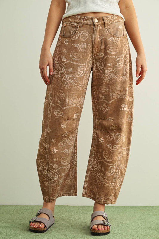 Paislee Barrel Pant