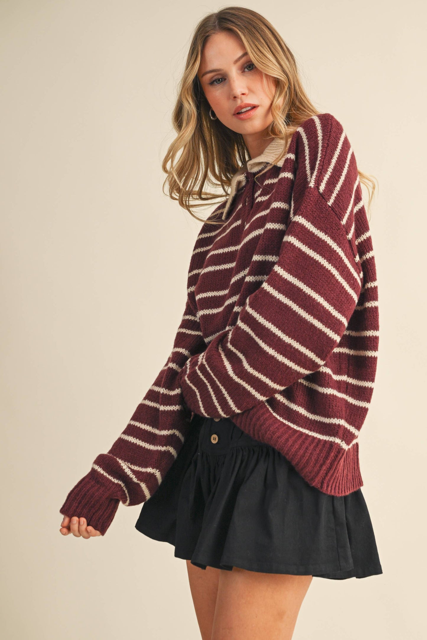 Maggie Polo Sweater