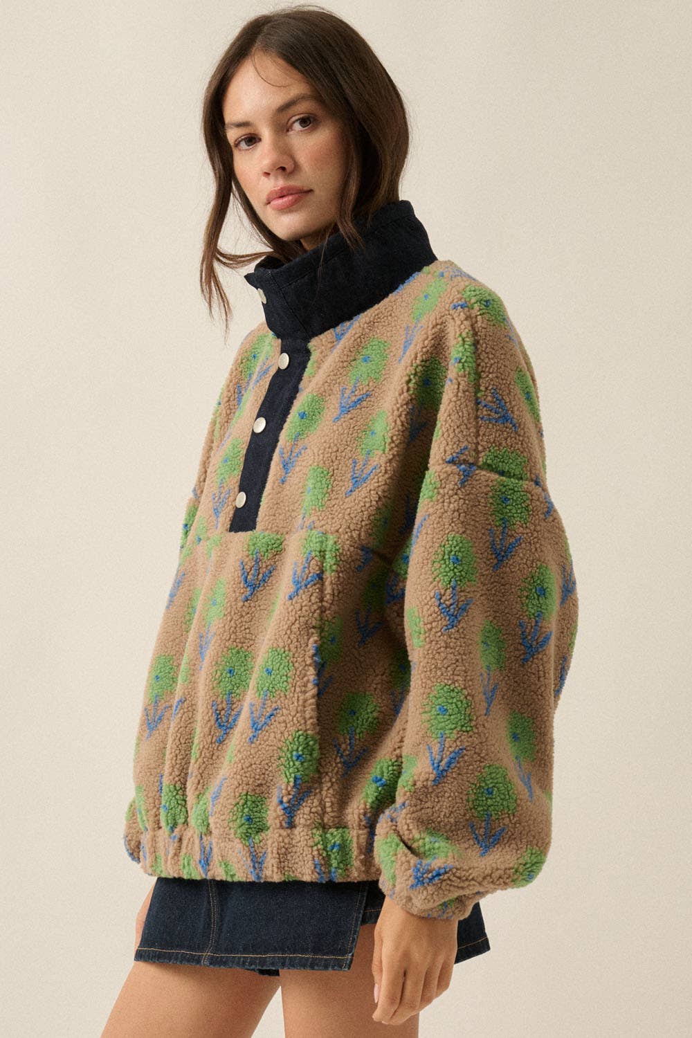 Maggie Sherpa Pullover