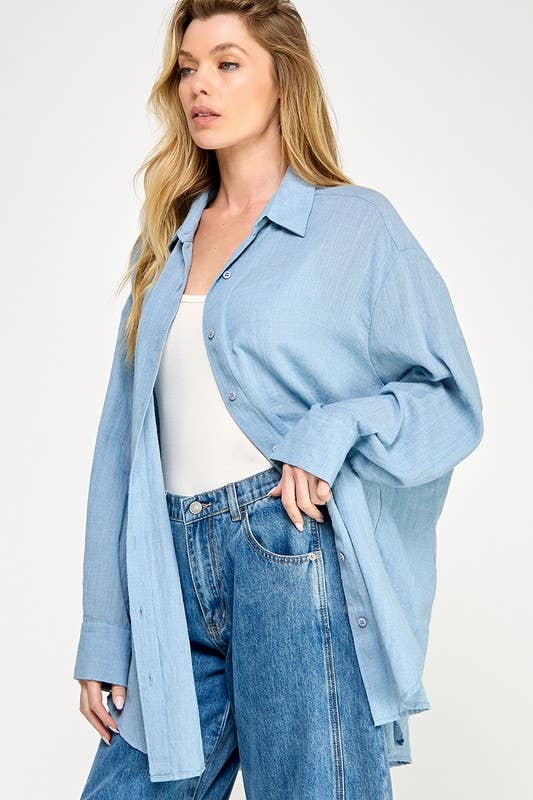 Beach Bound Top Blue