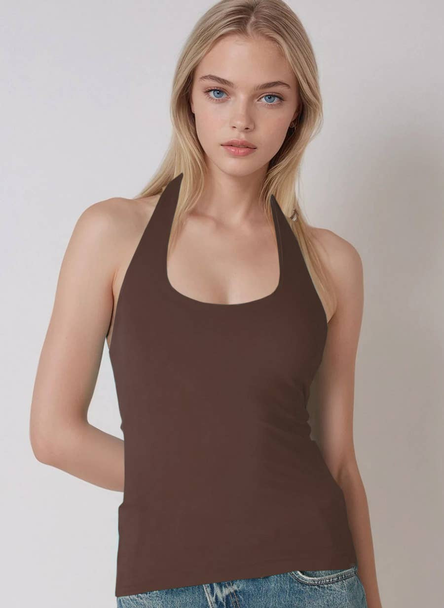 Sophie Halter Top Brown