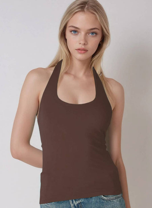 Sophie Halter Top Brown