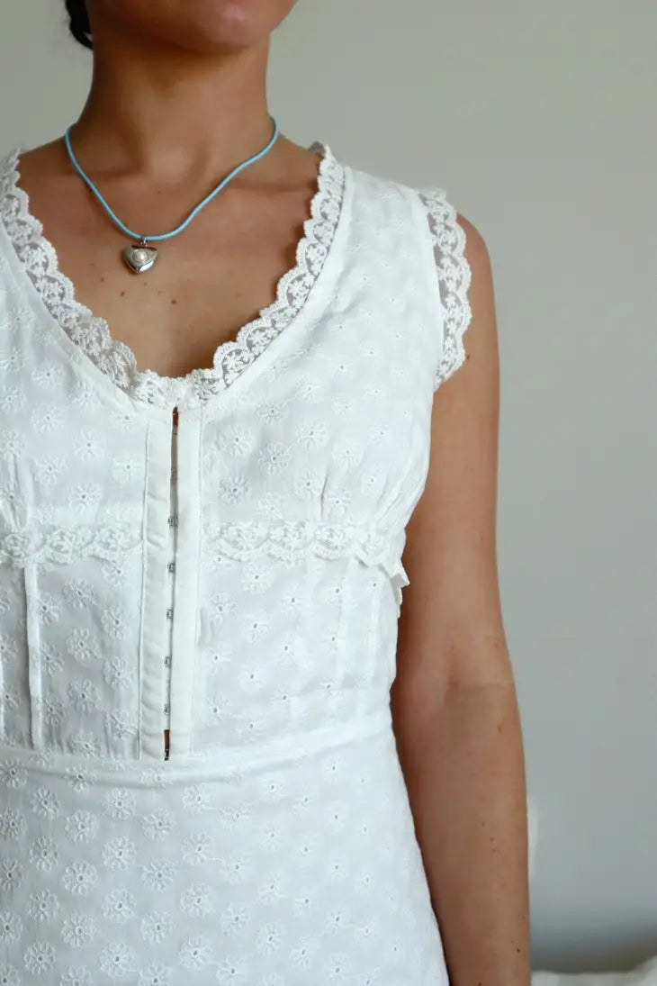 Siena Eyelet Mini Dress