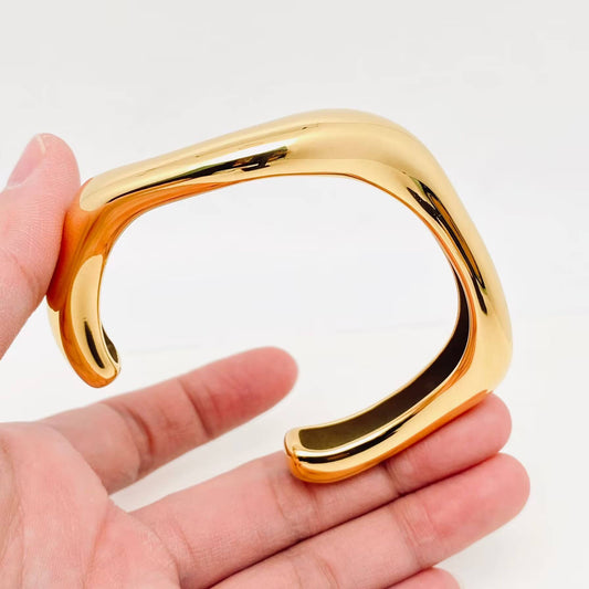 Coastline Wave Cuff Bracelet