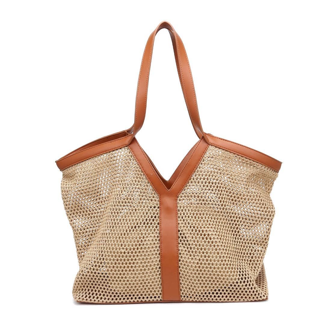 Nanette Tote: Natural Tan
