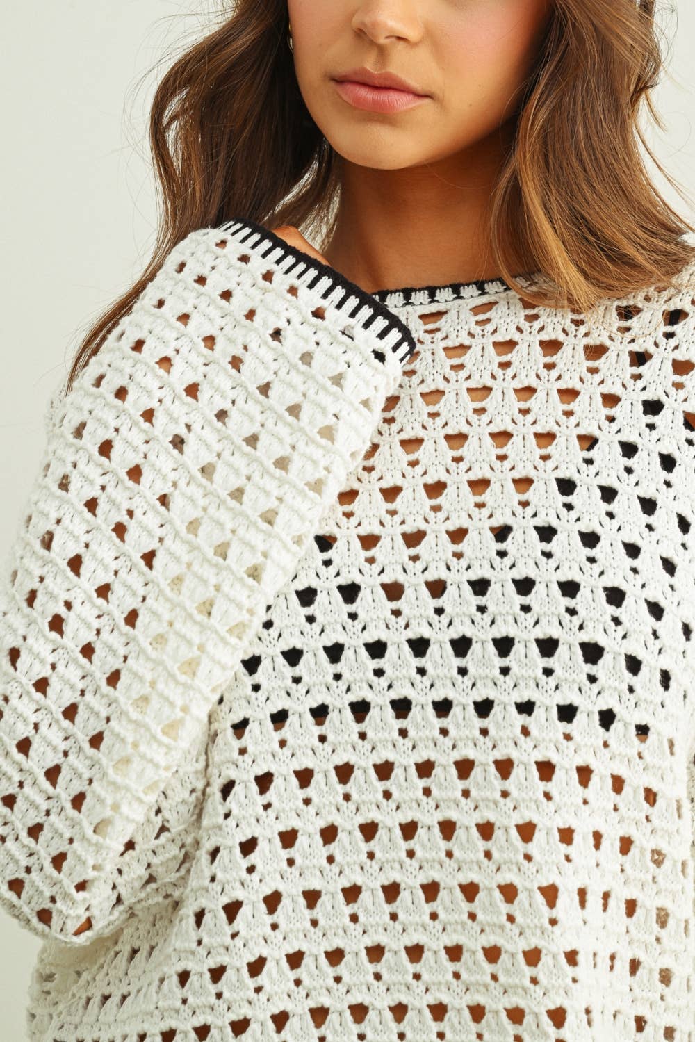 Sabrina Crochet Tunic