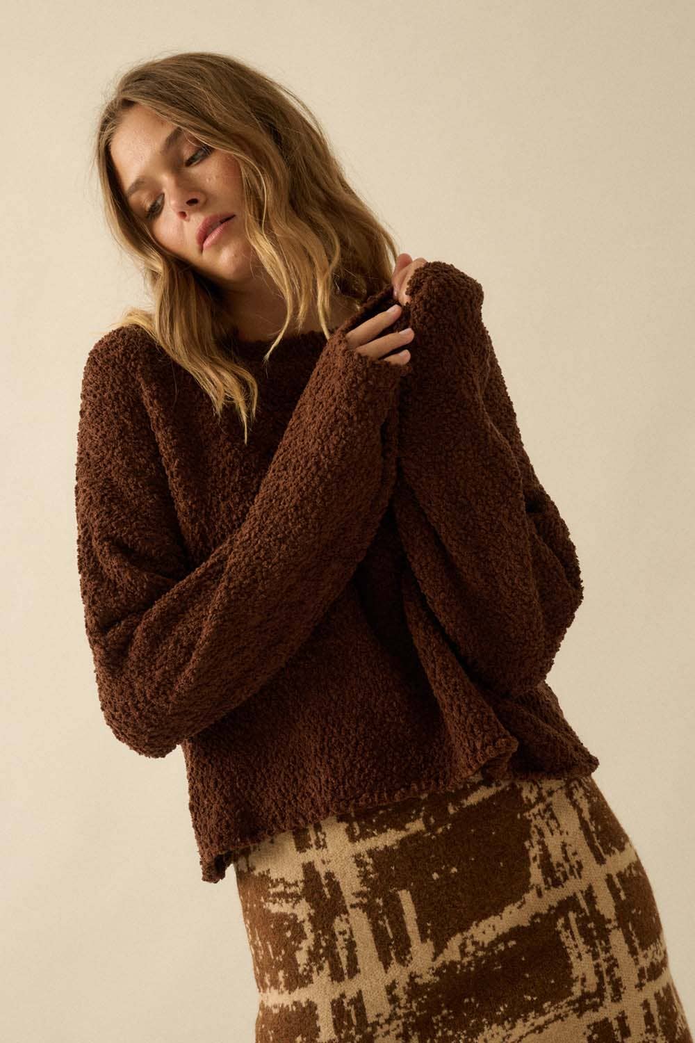 Eloise Sweater Chocolate