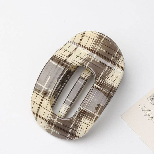 Plaid Hair Claw