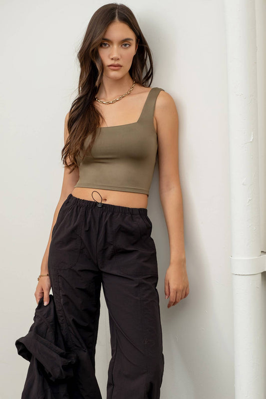Constance Top Olive