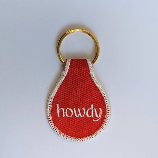 Key Tag Howdy