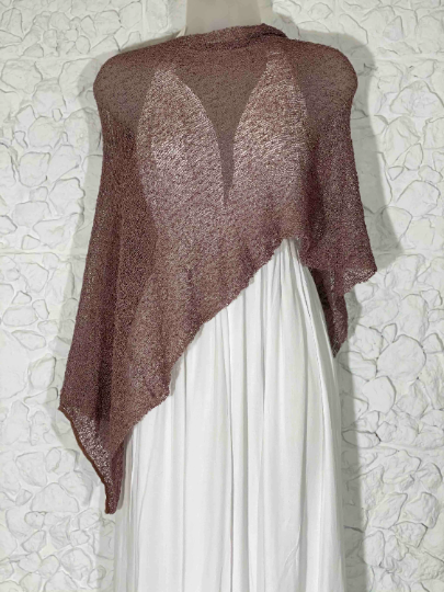 Katrina Poncho Pink Chocolate