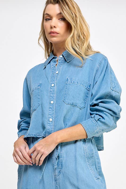 Frankie Denim Top