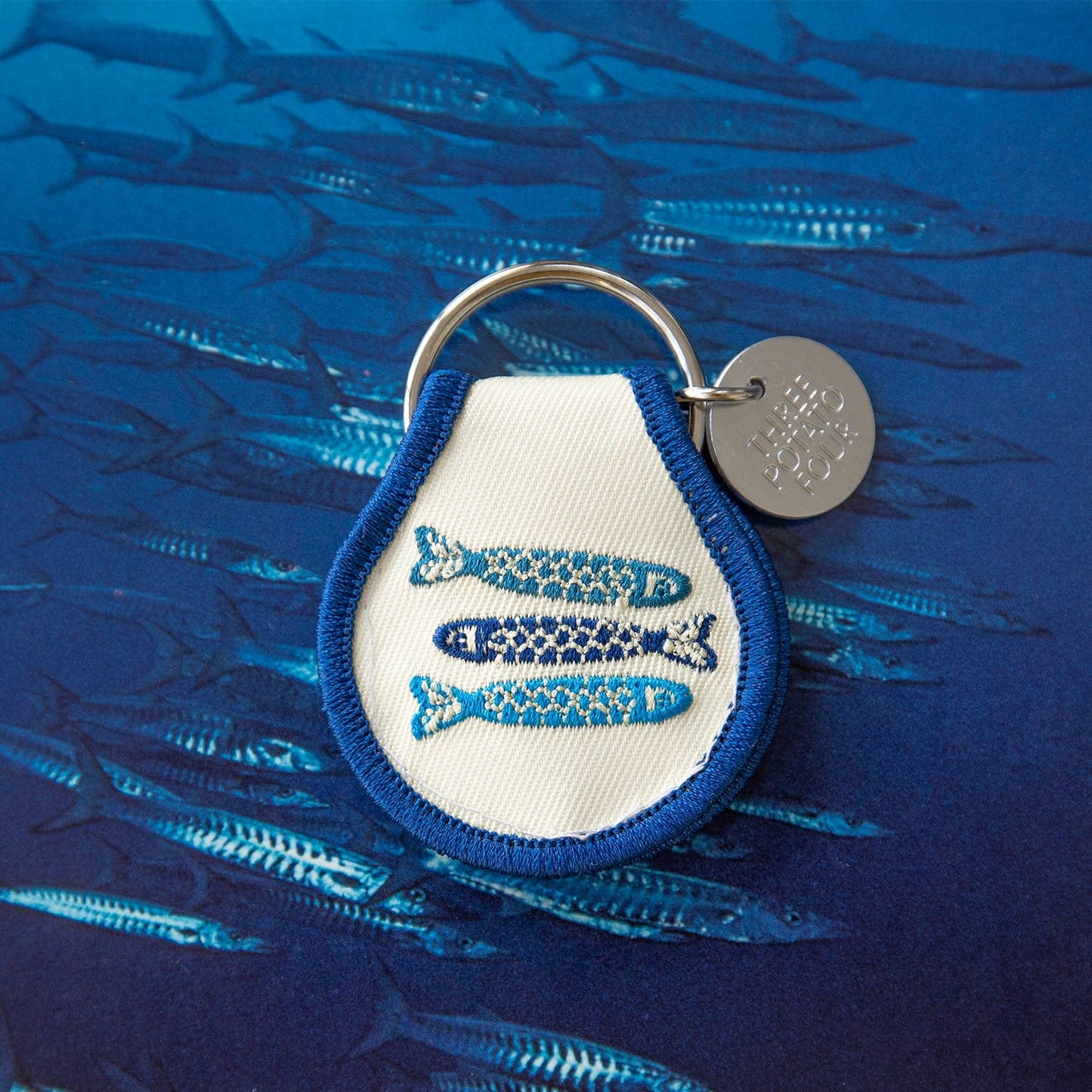 Patch Keychain Tinned Fish