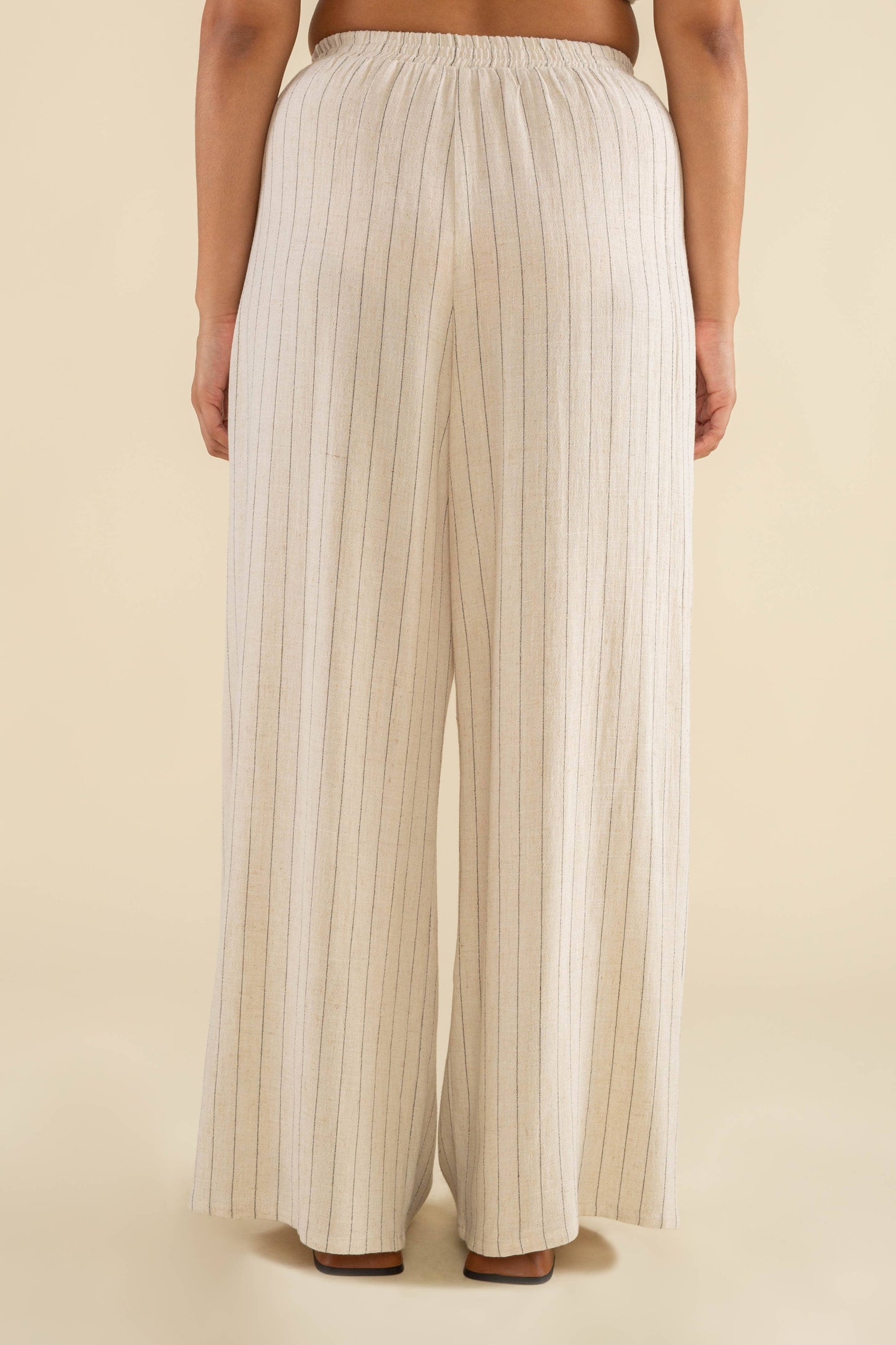 Helena Striped Linen Pant