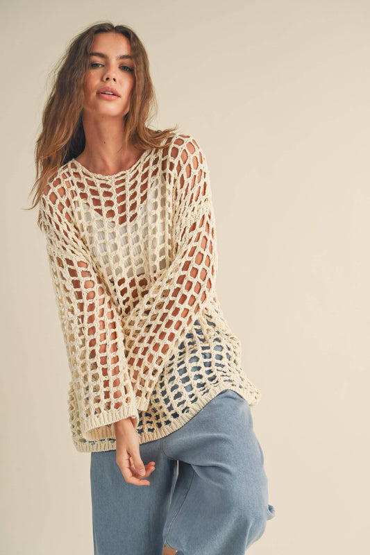 Long Beach Crochet Top