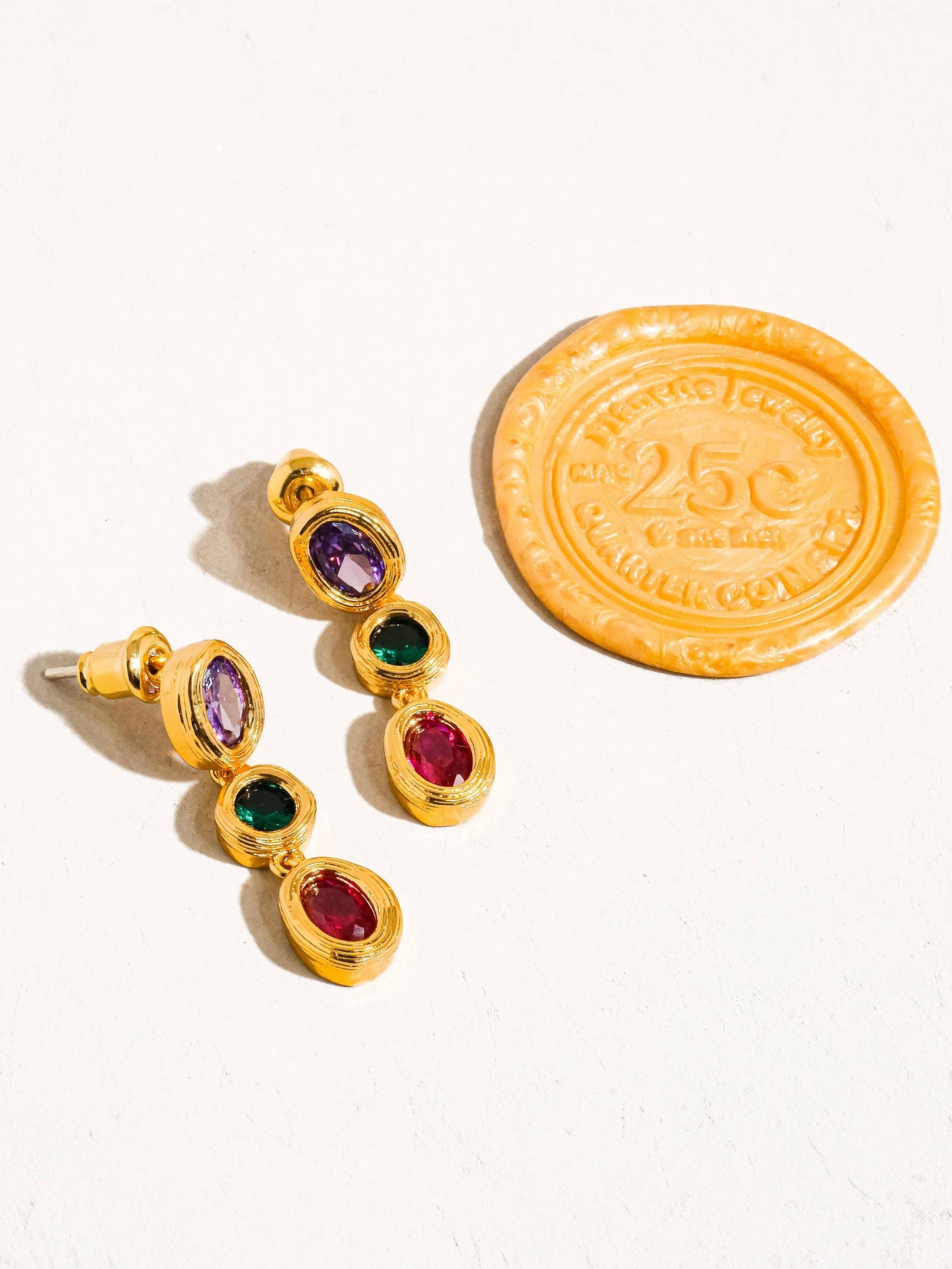 Brunwyn Multi Stone Drop Earring