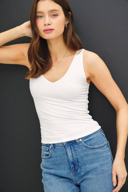 Kourtney Tank Off White