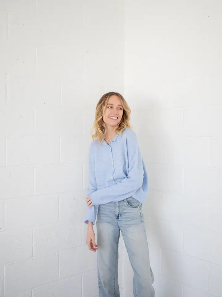Lainey Cardigan Sky Blue