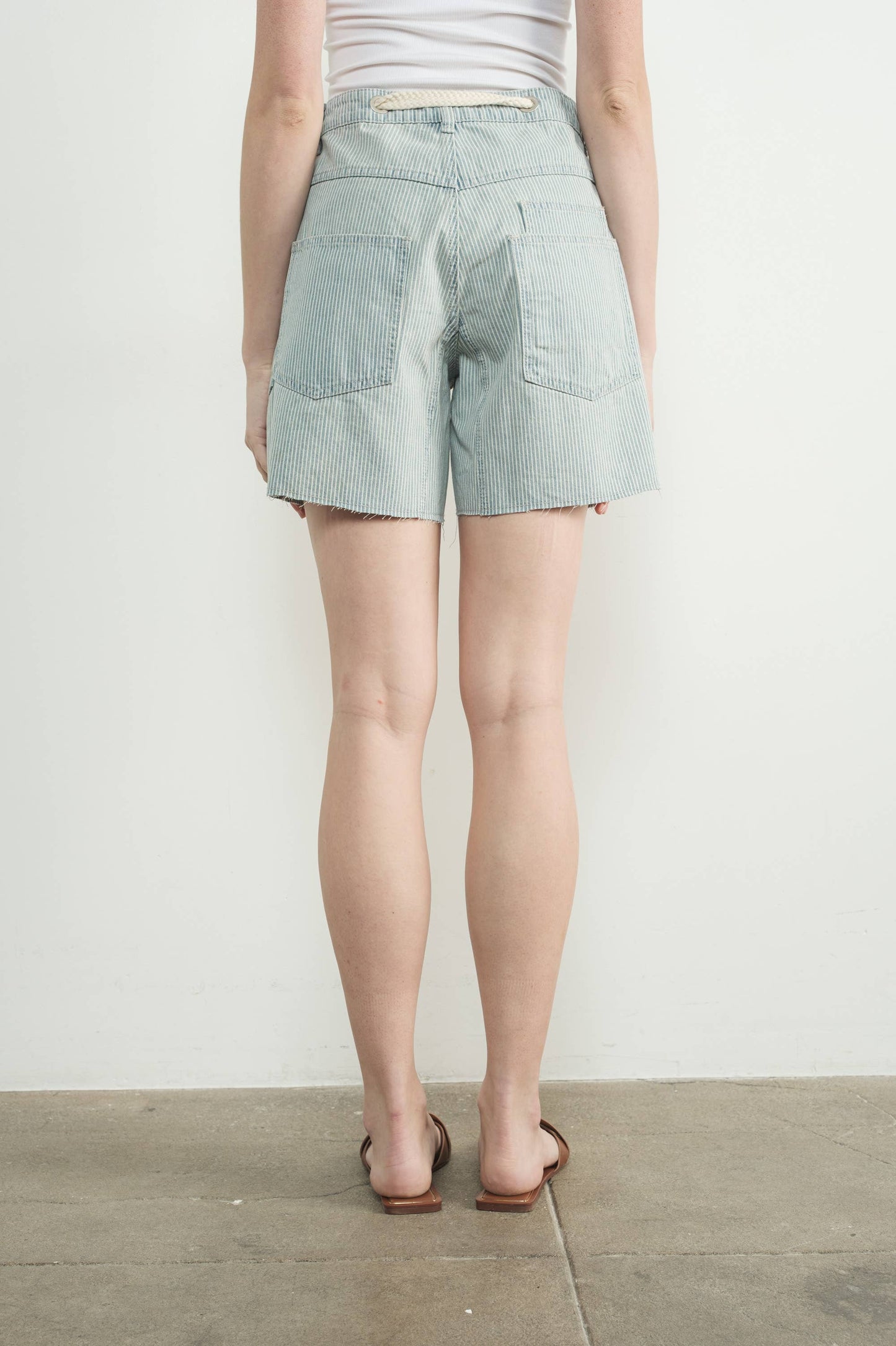 Huntington Shorts Denim Stripe