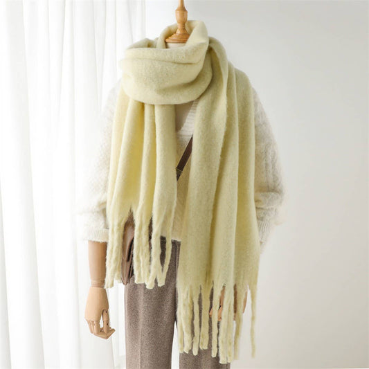 Chunky Solid Scarf Butter
