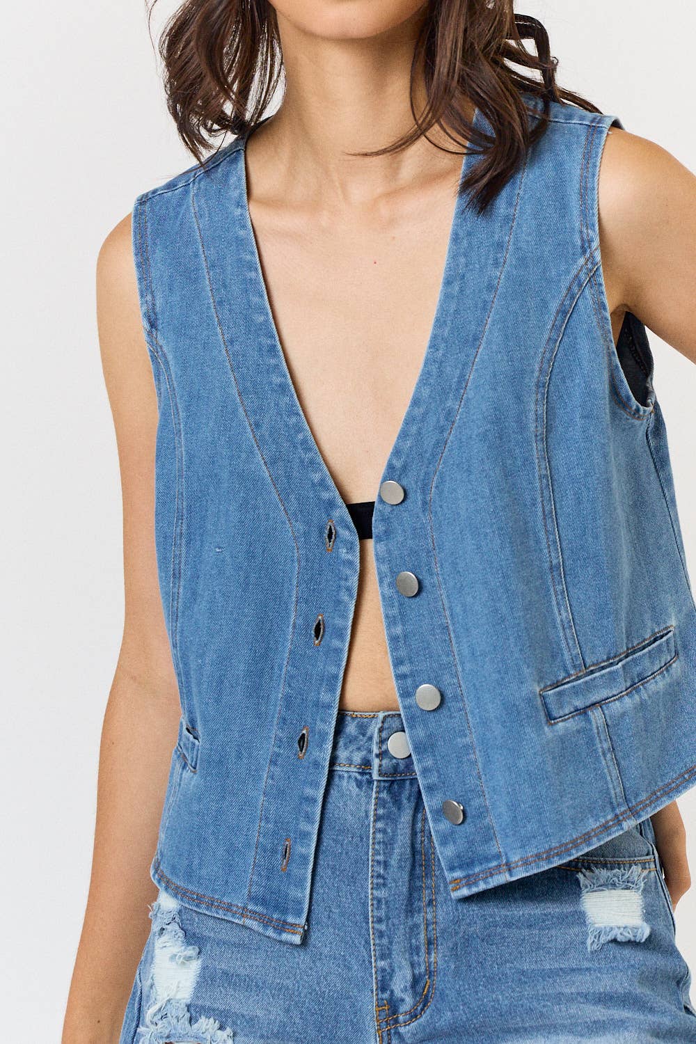 Mandy Denim Vest