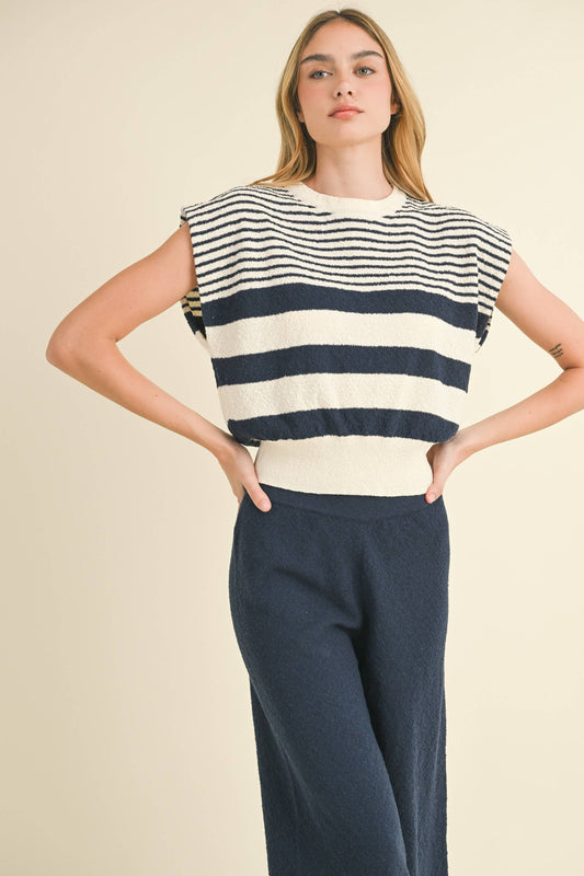 Karli Top Navy