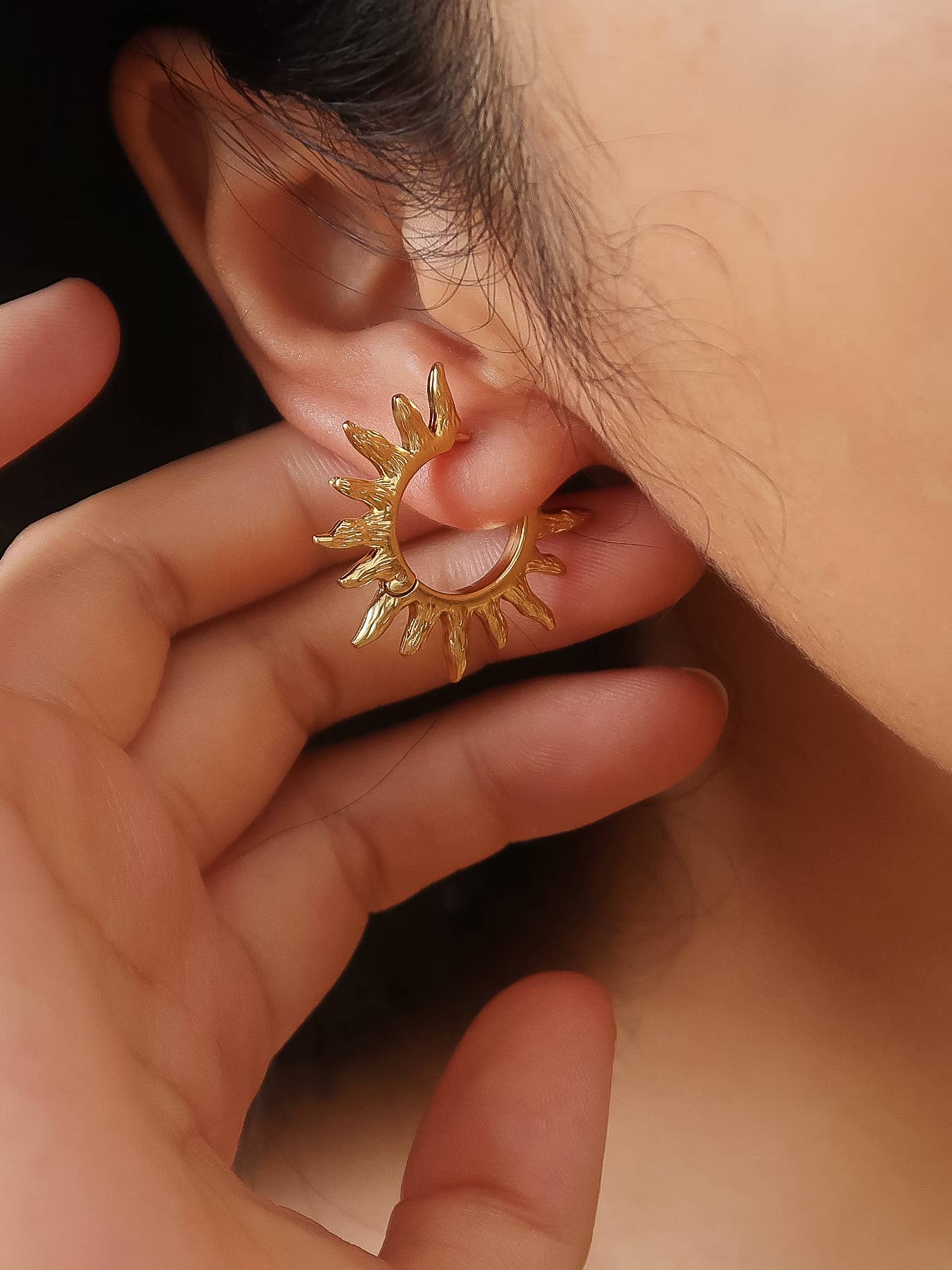 Sunburst Hoops